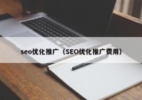 seo优化推广（SEO优化推广费用）