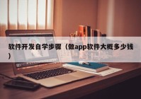 软件开发自学步骤（做app软件大概多少钱）