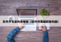 软件开发架构有哪些（软件开发组织架构图）
