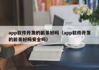 app软件开发的前景好吗（app软件开发的前景好吗安全吗）