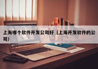 上海哪个软件开发公司好（上海开发软件的公司）