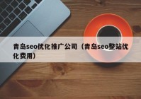 青岛seo优化推广公司（青岛seo整站优化费用）