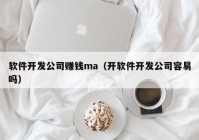 软件开发公司赚钱ma（开软件开发公司容易吗）