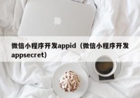 微信小程序开发appid（微信小程序开发appsecret）
